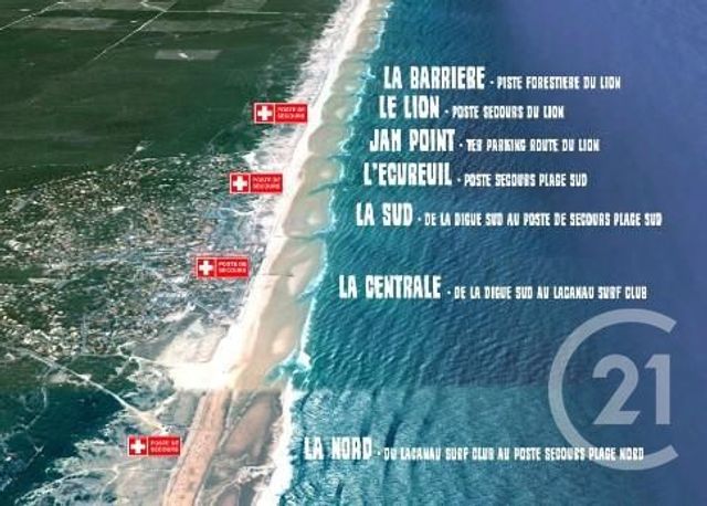 Appartement Studio à vendre - 1 pièce - 20.0 m2 - LACANAU - 33 - AQUITAINE - Century 21 Agence Biran