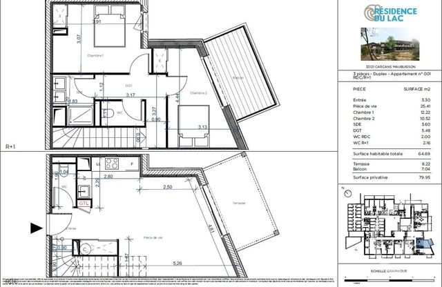 Appartement T3 à vendre - 3 pièces - 64.69 m2 - CARCANS - 33 - AQUITAINE - Century 21 Agence Biran Appartement T3 à vendre - 3 pièces - 64.69 m2 - CARCANS - 33 - AQUITAINE - Century 21 Agence Biran