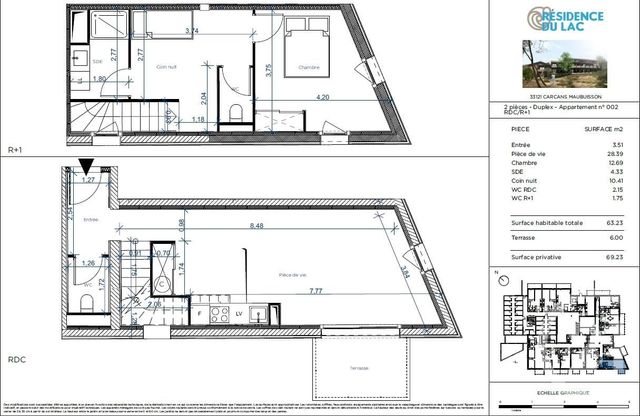 Appartement T2 à vendre - 2 pièces - 63.23 m2 - CARCANS - 33 - AQUITAINE - Century 21 Agence Biran Appartement T2 à vendre - 2 pièces - 63.23 m2 - CARCANS - 33 - AQUITAINE - Century 21 Agence Biran